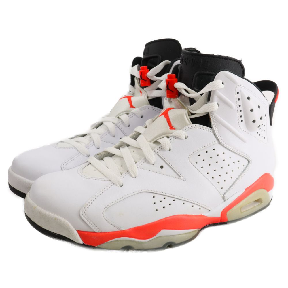 Nike Air Jordan 6 赤/白 ハイカットシューズ Jordan NIKE 6 Rings White/University Red/Black ナイキ