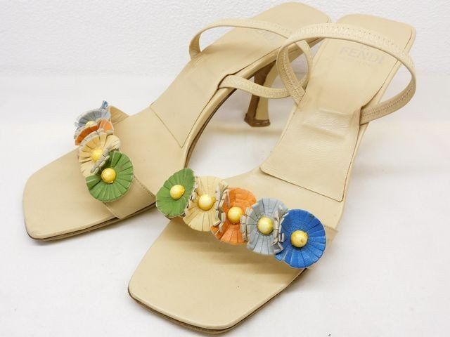 花柄 FENDI(フェンディ) サンダル・ミュール(レディース) - 海外