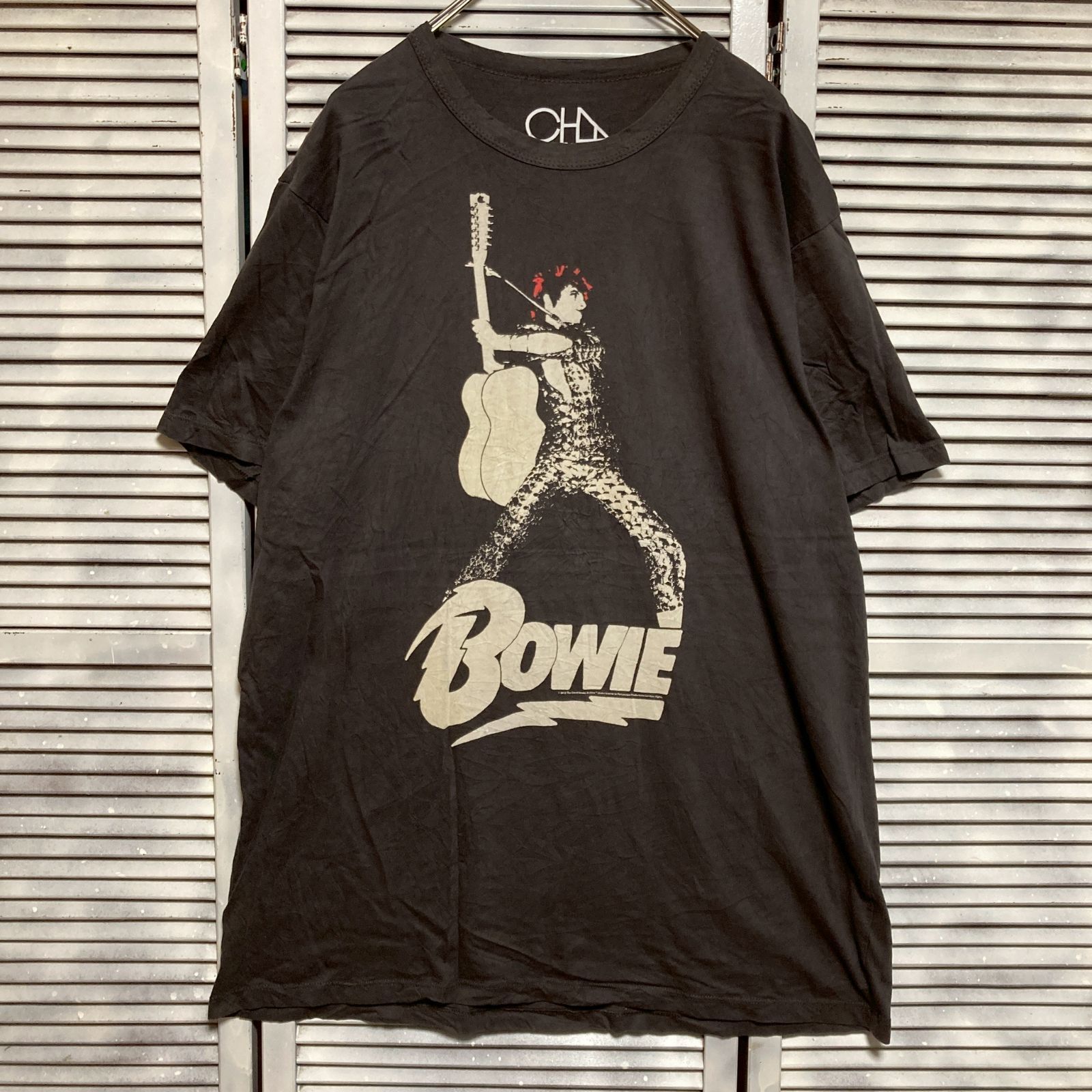 デビッド・ボウイ Tシャツ 1996年ツアー Lサイズ DAVID BOWIE : 1972 world tour (ユニセックス バンドTシャツ)