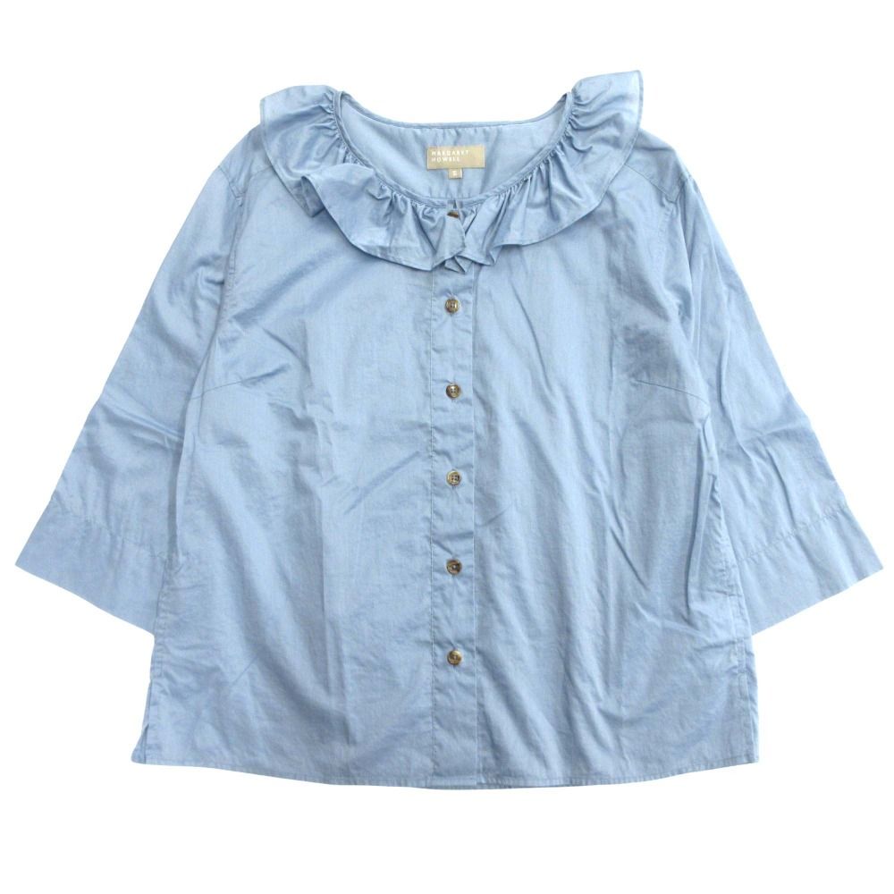 美品 MARGARET HOWELL MHL マーガレットハウエル シアー コットン 