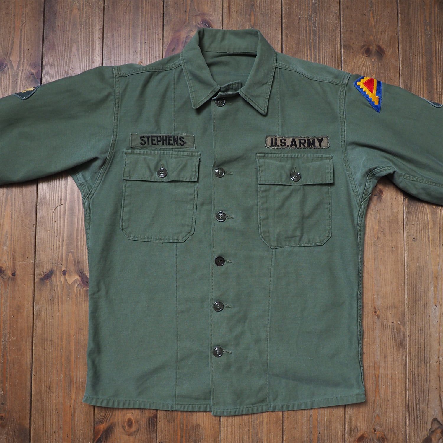 楽天市場】実物 USED 米軍 OG-107 コットンサテン