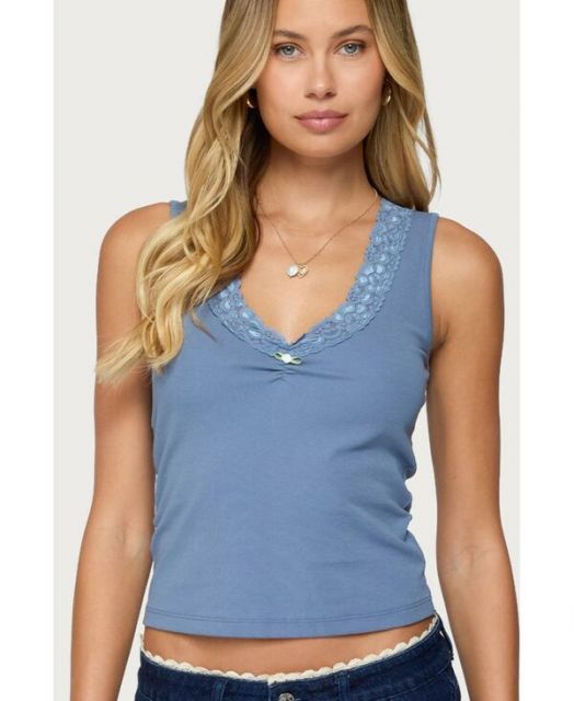 EDITED 売れ筋商品|||エディテッド Tシャツ トップス レディース Tops Blue Oblada（オブラダ）の「【oblada(オブラダ)】ELECTRIC TEE（T