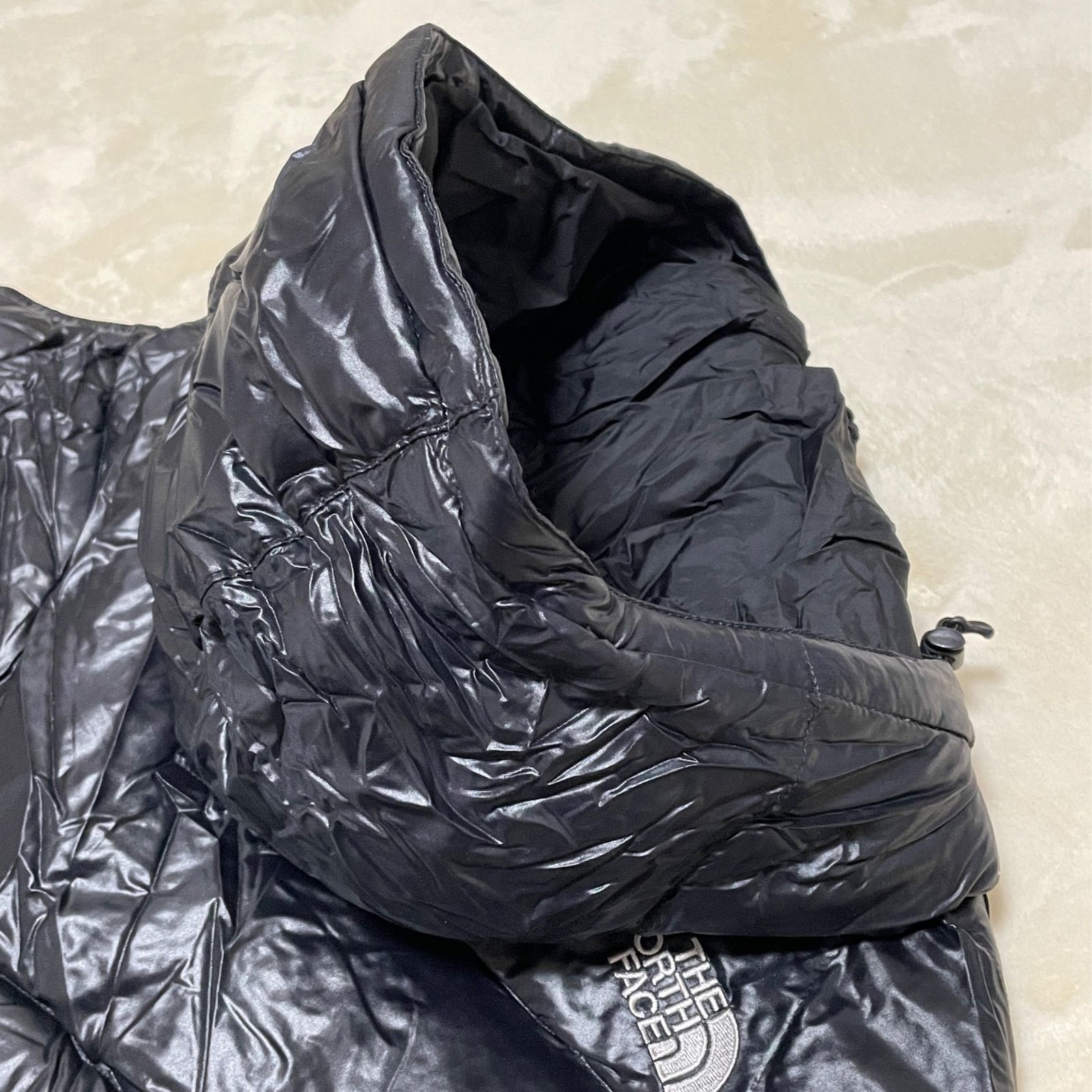 【美品】ノースフェイス　ダウン　ベスト　メリディアン　600フィル　ブラック　M 大特価 ノースフェイス メリディアンダウンベスト 600フィル XL