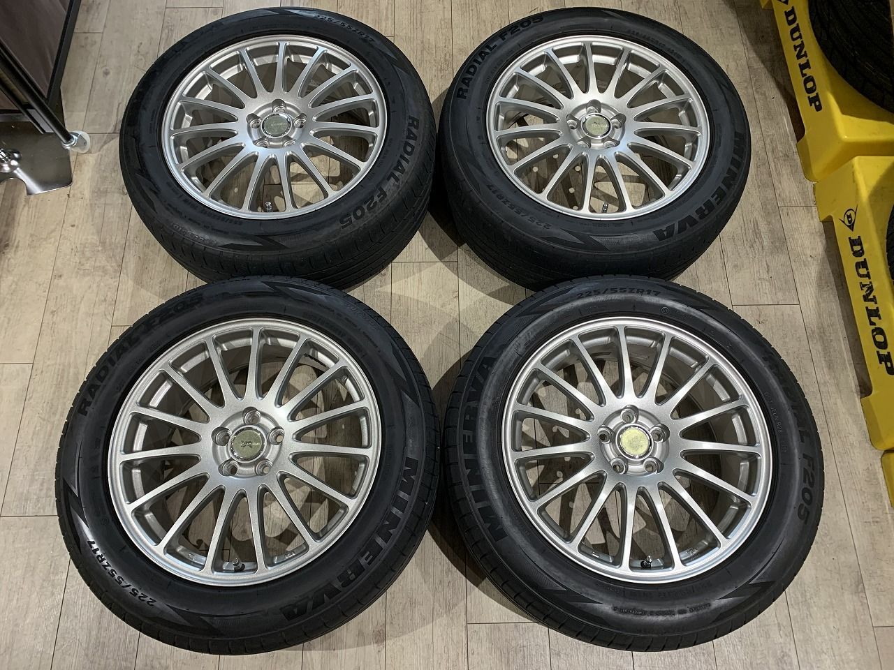2410026】BRIDGESTONE ECO FORME SE-12 17インチ 7J +53 PCD100 5H + 