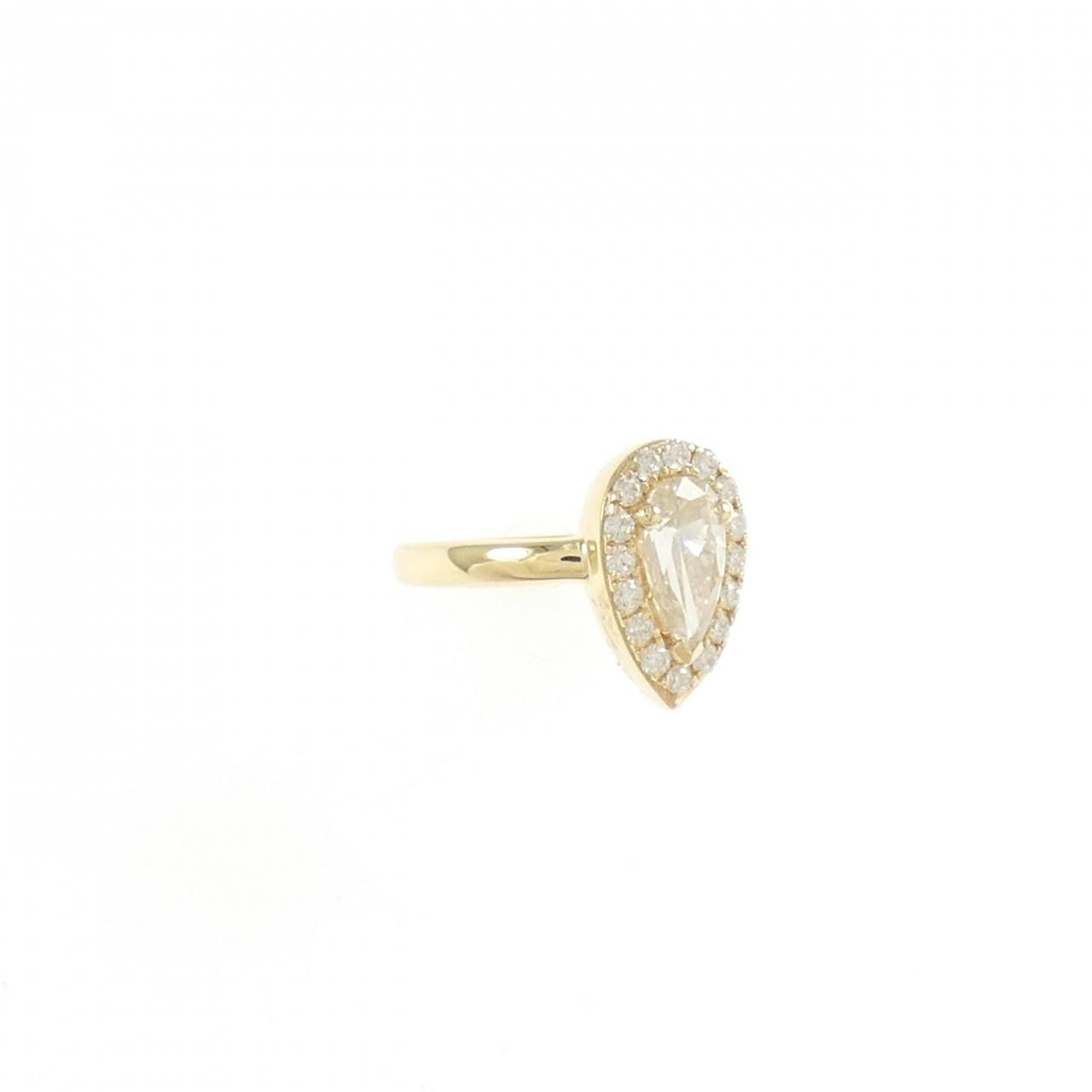 K18YG ダイヤモンド イヤーカフ 0.28CT 片耳