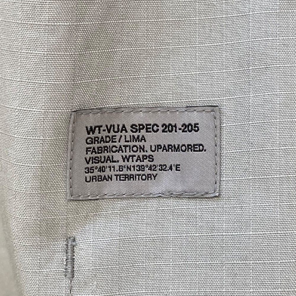WTAPS 25SS JMOD 01 LS COTTON. RIPSTOP サイズ3 グレー 251WVDT