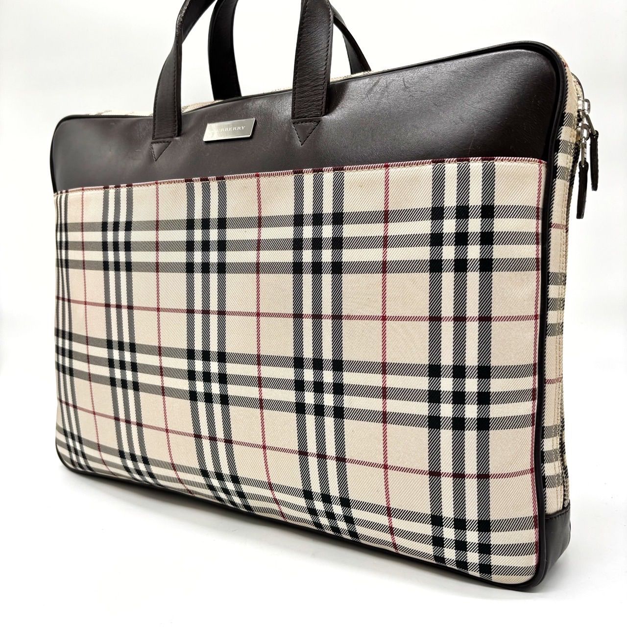 BURBERRY バーバリー ビジネスバッグ ノバチェックブラック A4可能
