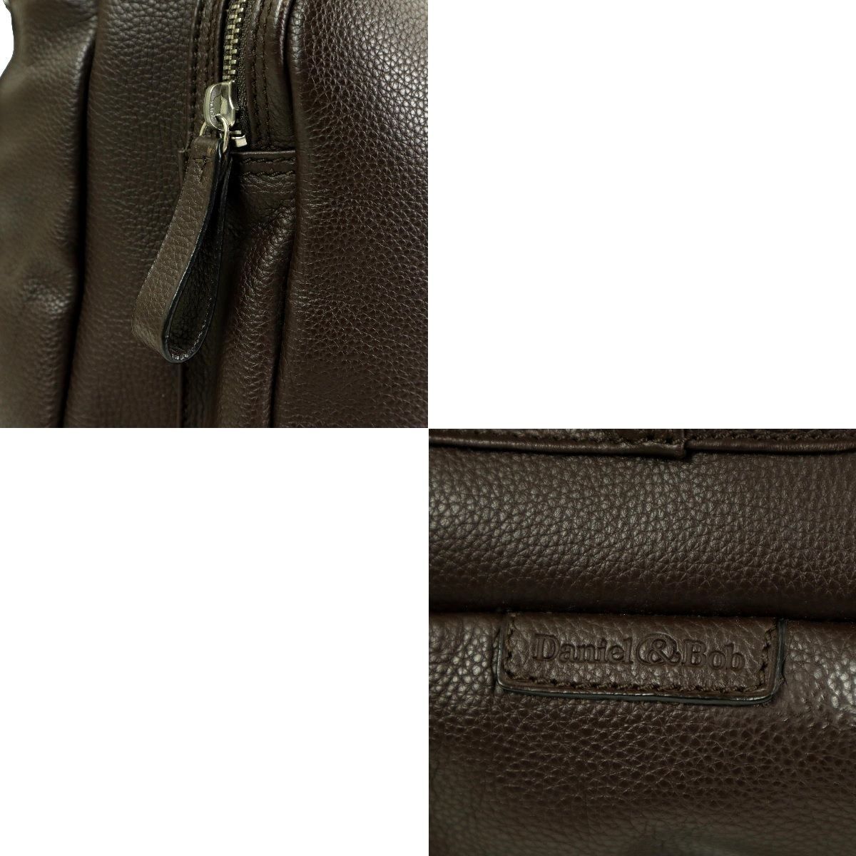 【極美品】ダニエル&ボブ　レザーリュック　ブラウン　購入価格95,700円 B2021】【極美品】【定価91,300円】Daniel&Bob ダニエル＆ボブ