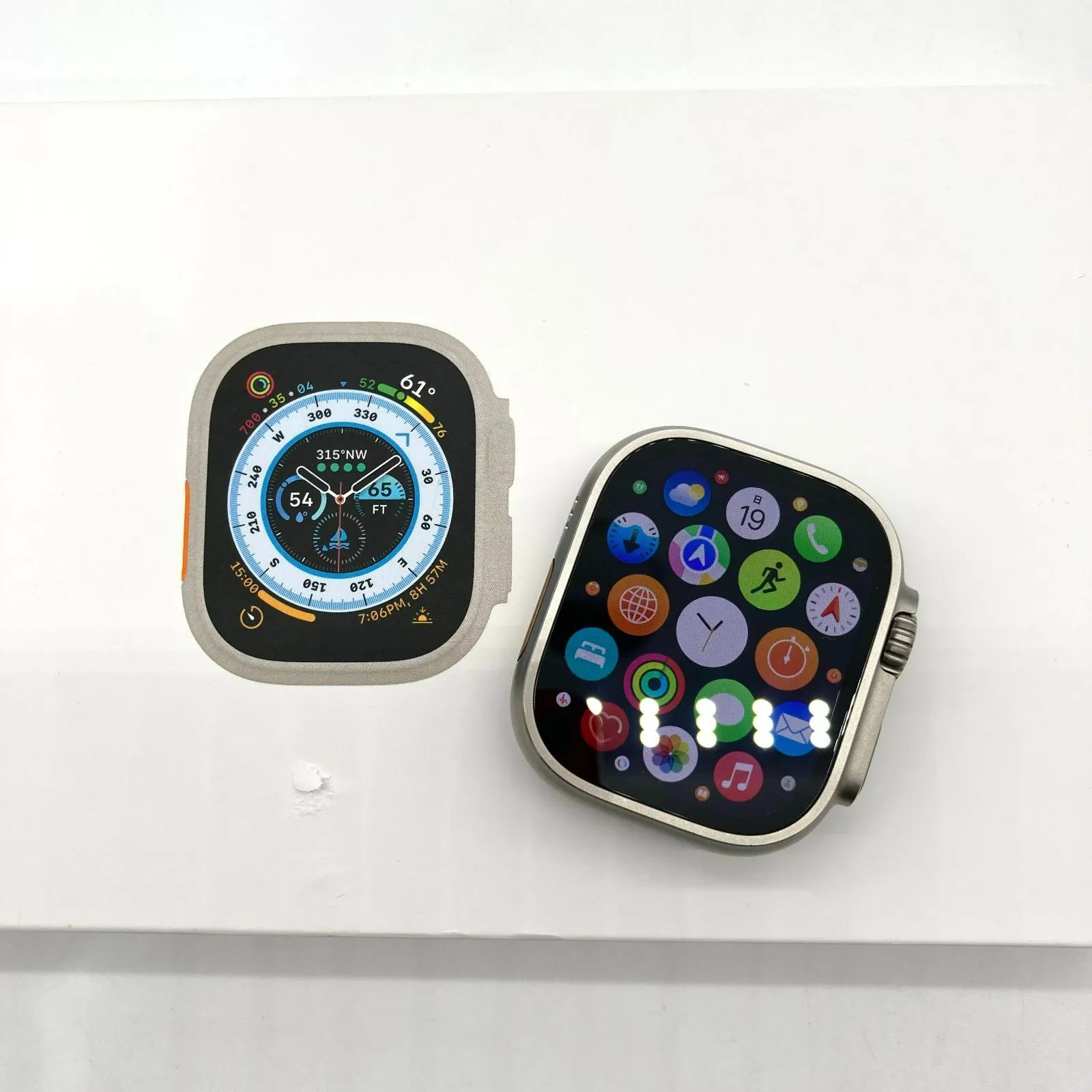 ▽【Aランク】AppleWatch Ultra 49mm GPS+Cellularモデル チタニウム 