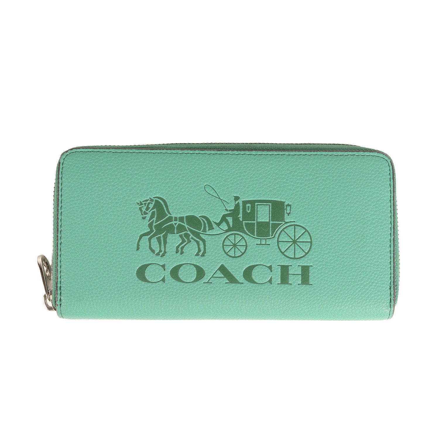 美品】COACH コーチ 財布 | 22SS エンブレムロゴ レザー ロング