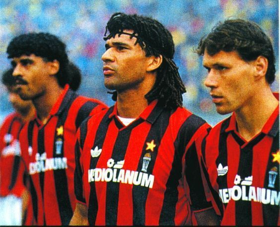 ACミラン クラシック Tシャツ 1989 MILAN フリット ファン ACミラン クラシック Tシャツ 1989 MILAN フリット ファン