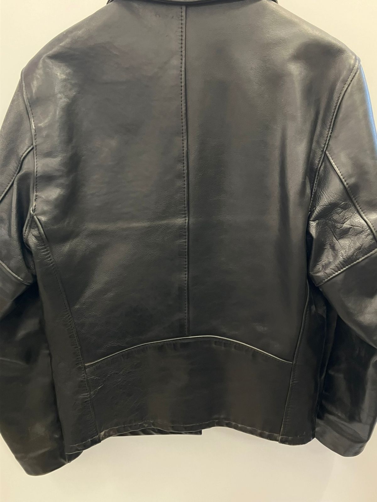 schott ショット　シングルライダース襟付き　36 レザージャケット　USA アメリカ製 Schott(ショット) 襟付き シングルライダース Size36