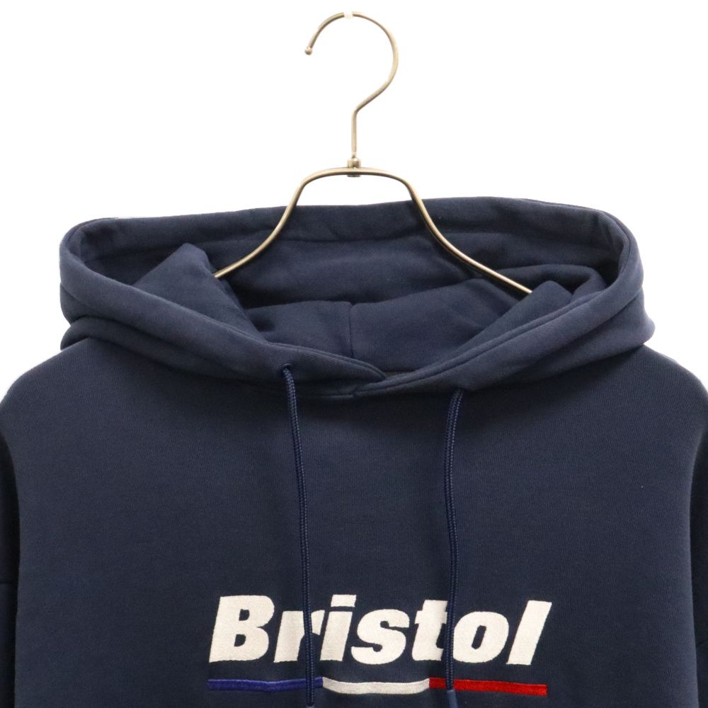 F.C Real Bristol プルオーバー ロゴ パーカー ネイビー S F.C Real Bristol プルオーバー ロゴ パーカー ネイビー S