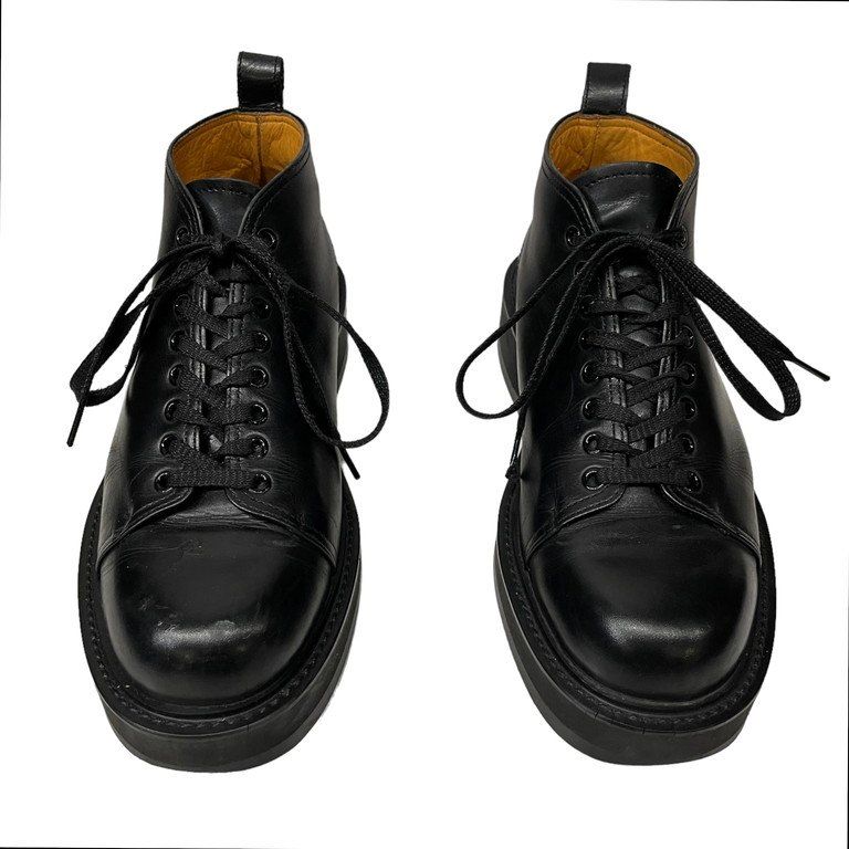 Y's Yohji Yamamoto レースアップブーツ / 26.5 Y's for men yohji yamamoto レースアップシンプルブーツ | LA G