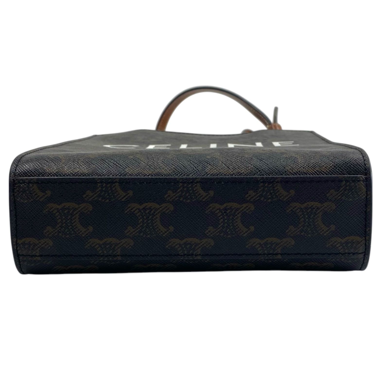 ○極美品 CELINE セリーヌ ミニバーティカルカバ 2WAY ハンド 