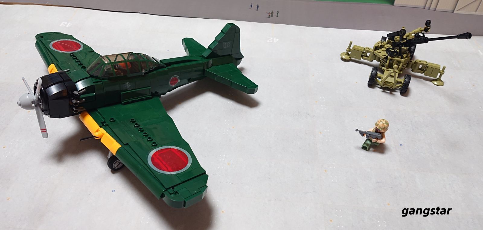 箱入り】 レゴ LEGO ブロック 互換 飛行機 戦闘機 日本軍 A6M 零式艦上