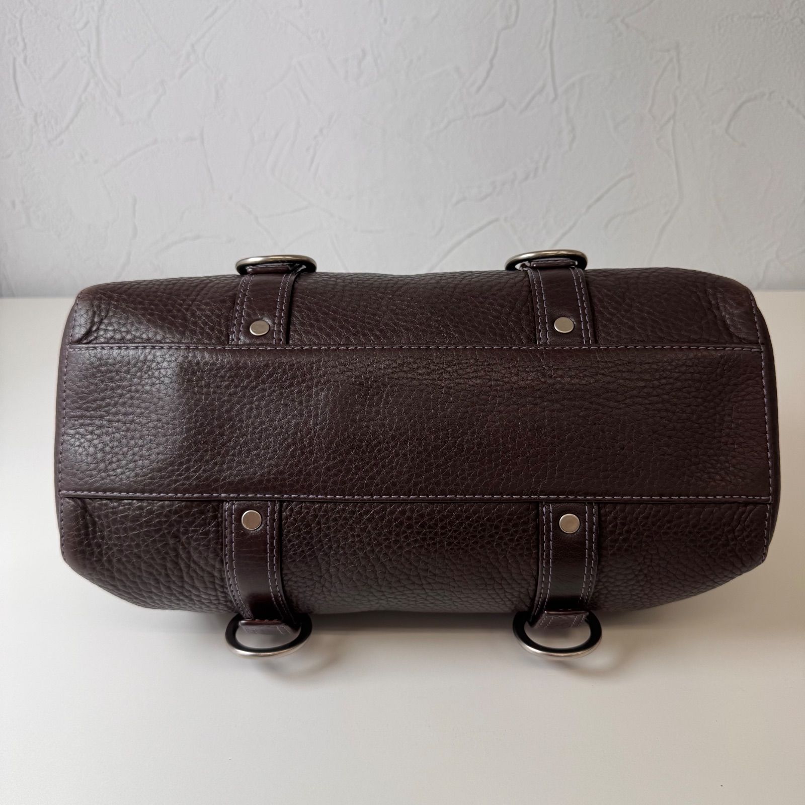 COACH チェルシーサッチェル ブラウン ハンドバッグ レザー ターンロック COACH チェルシーサッチェル ブラウン ハンドバッグ レザー