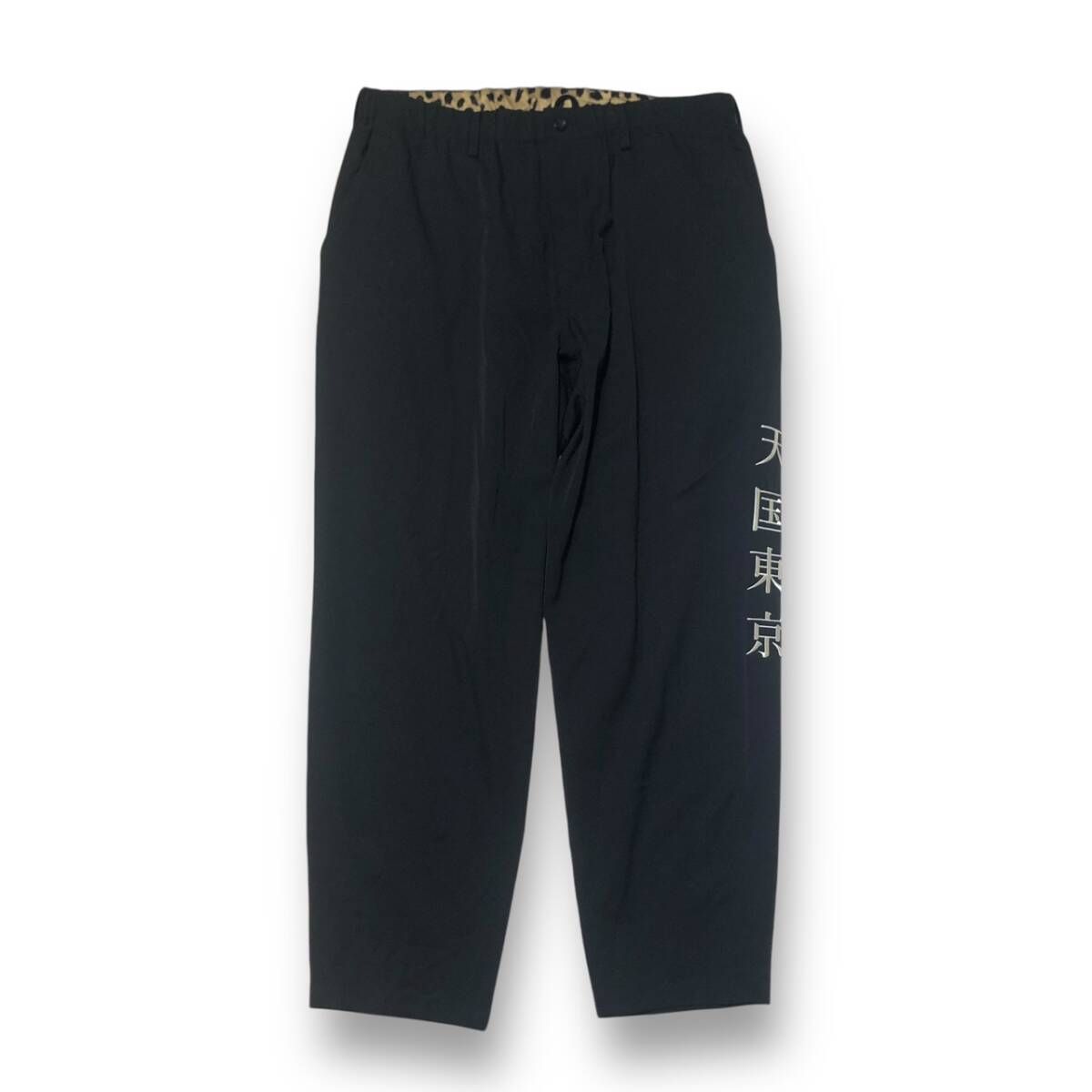 WILDSIDE Yohji Yamamoto WACKOMARIA Wool Gabadine Pants ウールギャバジンパンツ 4 ブラック ヨウジヤマモト ワコマリア