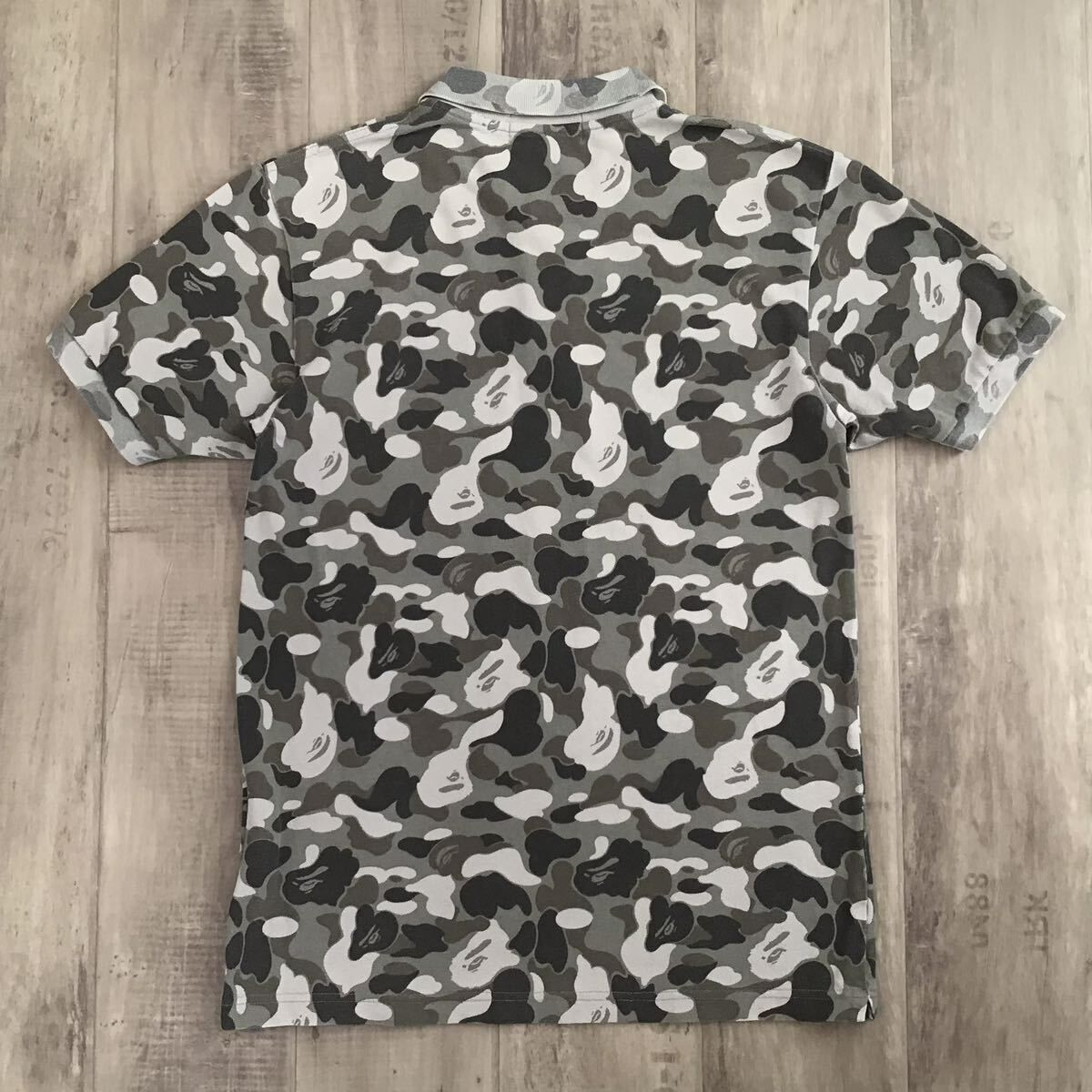 【美品】 アベイジングエイプ NIGO ポロシャツ カモフラ マルチカモ マイロ トップス