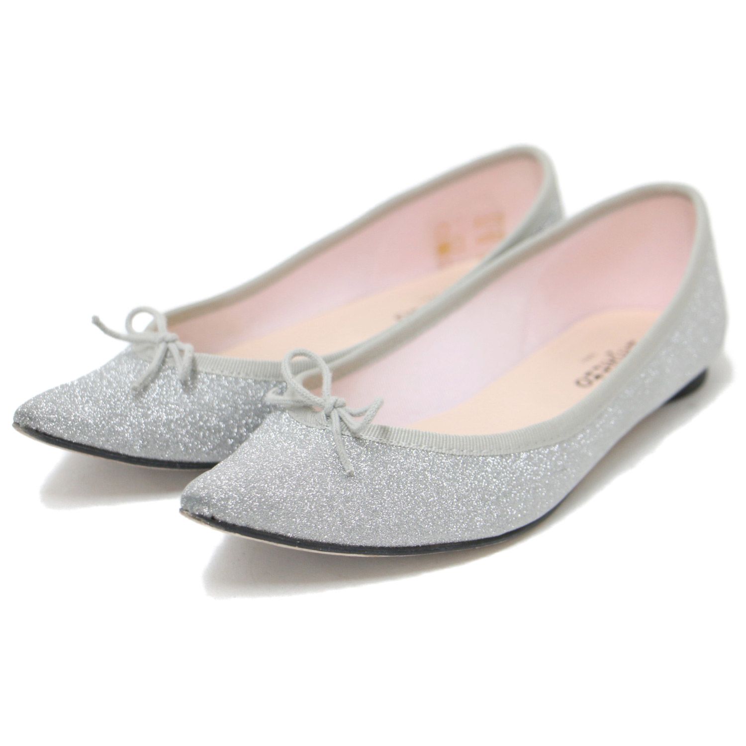 【Repetto】シルバー　バレーシューズ　36 Repetto】シルバー バレーシューズ 36