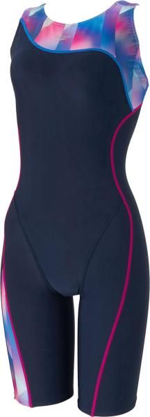 5営業日で発送 Speedo スピード ASYMMETRY_LO-KNEE SFW12403 色 パープル サイズ L