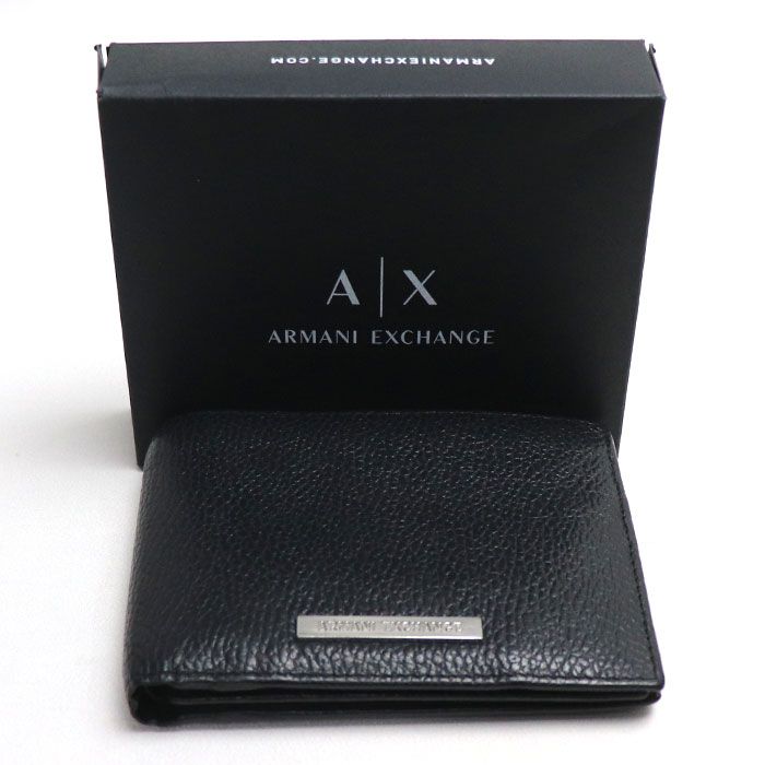 ARMANI EXCHANGE アルマーニエクスチェンジ 札入れ ブラック メンズ 中古