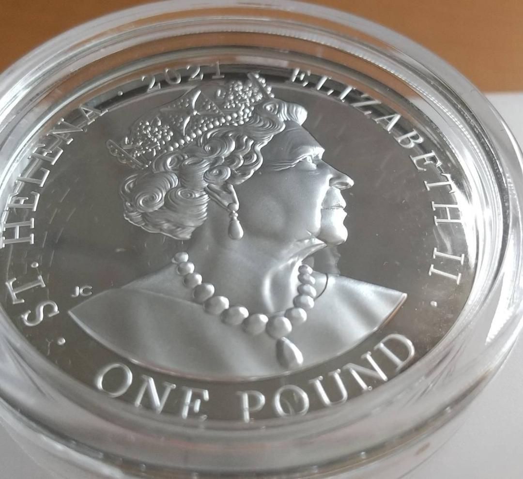 2021 セントヘレナ ナポレオンの蜂 5ポンド金貨 1オンス
