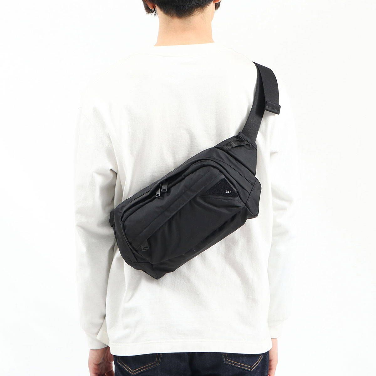 シー ボディバッグ CIE FLOW BODYBAG ウエストバッグ 斜めがけバッグ 斜めがけ バッグ 横型 コンパクト A5 日本製 メンズ レディース 022102 COYOTE(24)