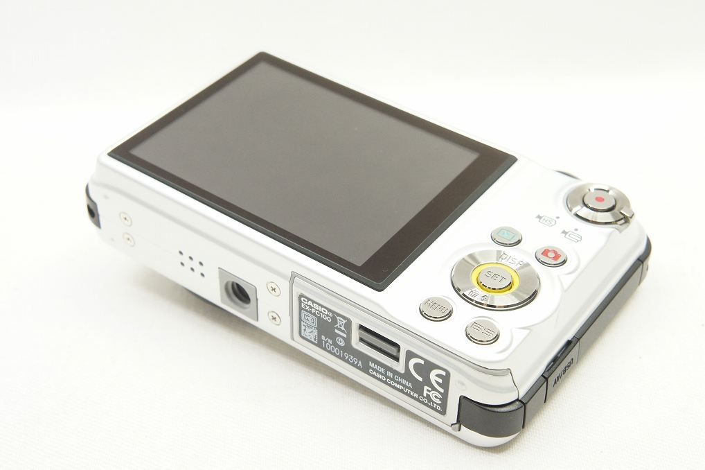 CASIO カシオ EXILIM EX-FC100 コンパクトデジタルカメラ ホワイト 元