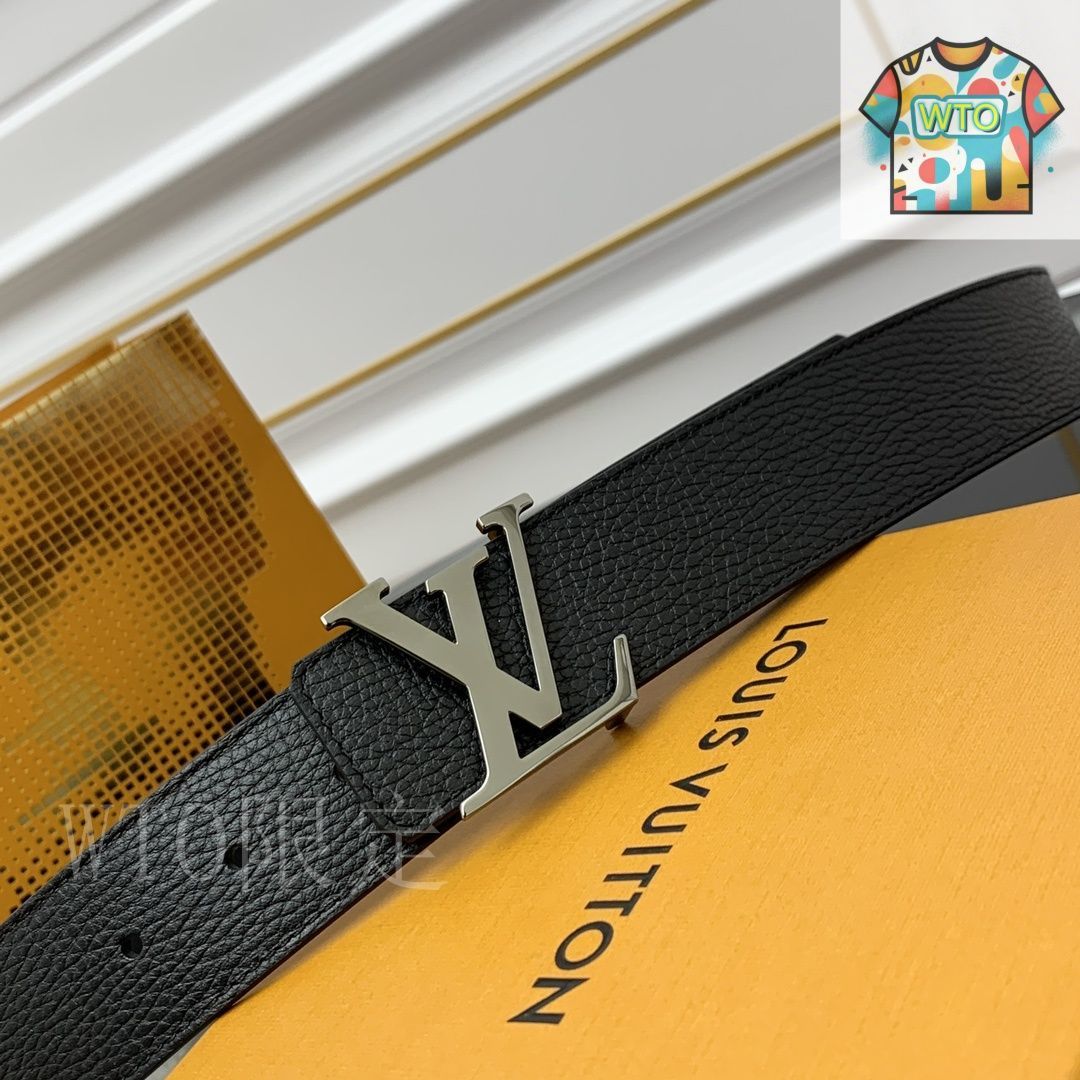 今日WTO】Louis Vuitton ルイヴィトン レザーベルト-1-LS80