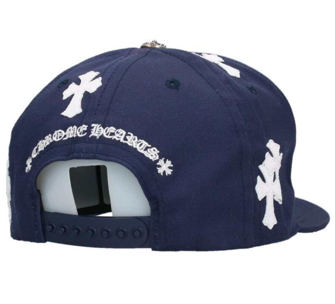 クロムハーツ CH HAT CH刺繍クロスパッチベースボールキャップ