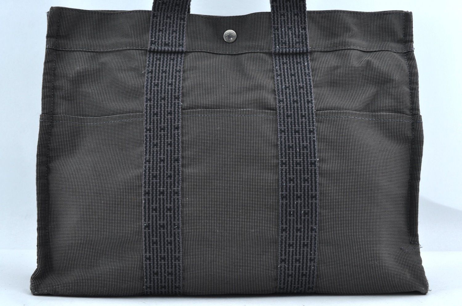 HERMES エルメス エールライン MM トートバッグ グレー系 最