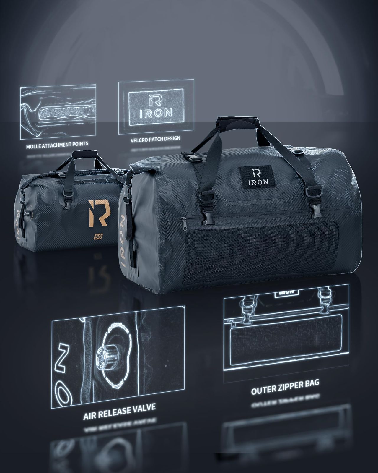 防水 ワンタッチ装着