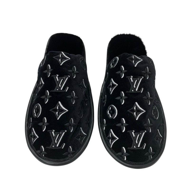 ルイヴィトン モノグラム ベルベット LV サンダル 37