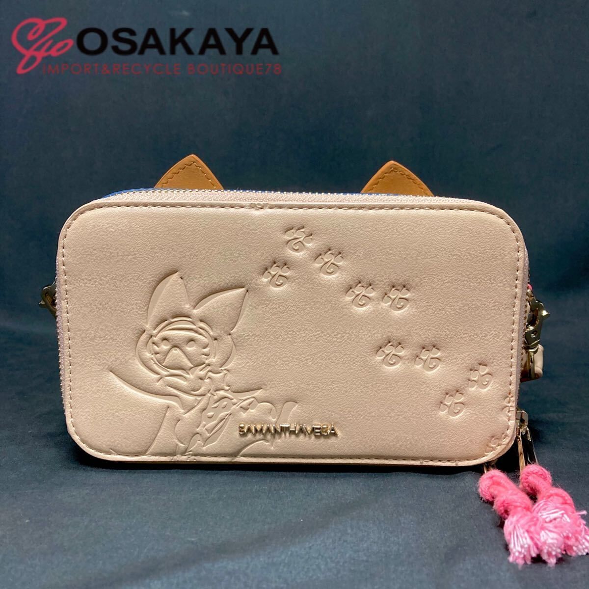 美品 モンスターハンターライズ×サマンサベガ ショルダーバッグ オトモ