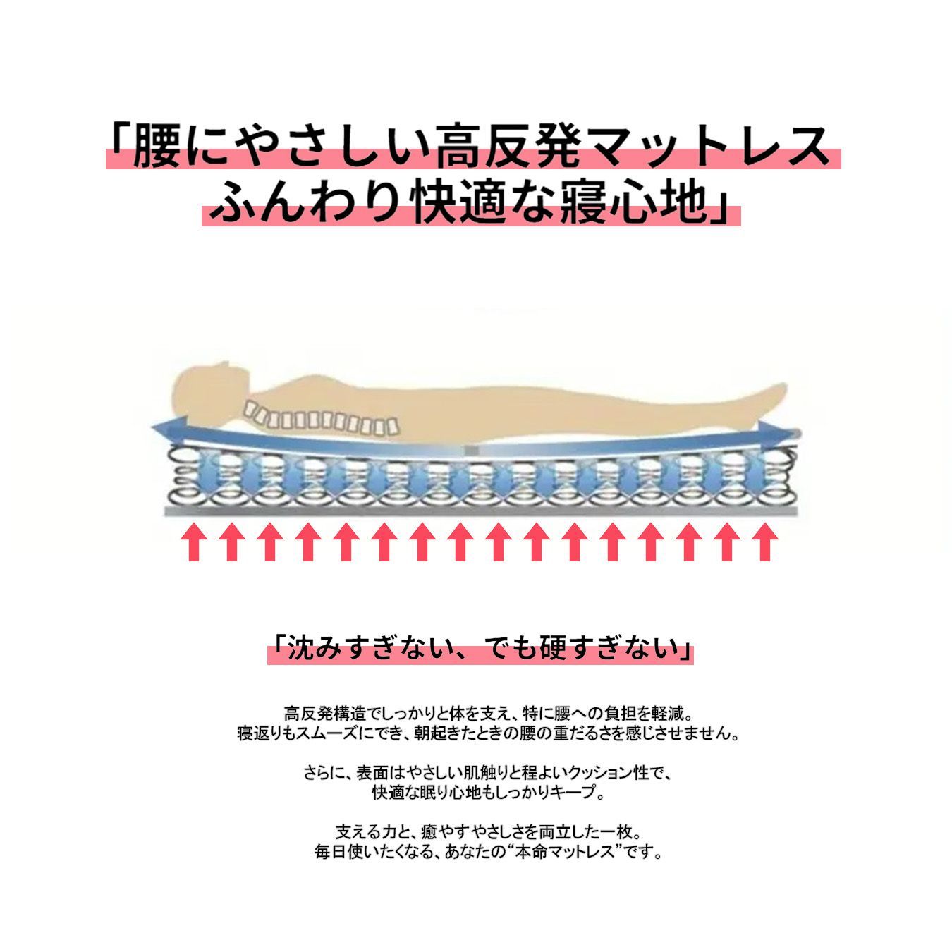 高通気＆高耐久素材使用で長くご愛用いただけます 圧縮梱包＆送料無料でお届け