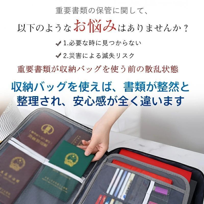 耐火バッグ 耐火金庫 手提げ バッグ 3層式 書類ケース 耐火ケース 大容量 耐火 集金袋 手提げ金庫 マルチケース 多層収納 防火バッグ 品保管 xzzhang646