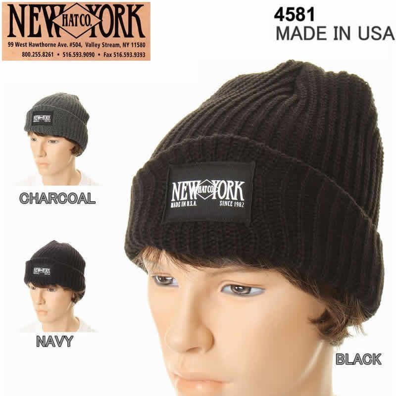 NEW YORK HAT&CAP COMPANY 4581 PATCH CAP ニューヨーク ハット＆キャップ カンパニー NYC ニット