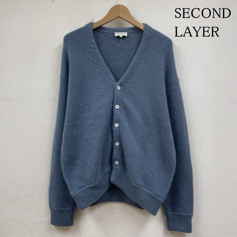 古着 カーディガン 長袖 SECOND LAYER セカンドレイヤー SERVIZI CARDIGAN モヘア ニット カーディガン AUT22-KNITS-3022