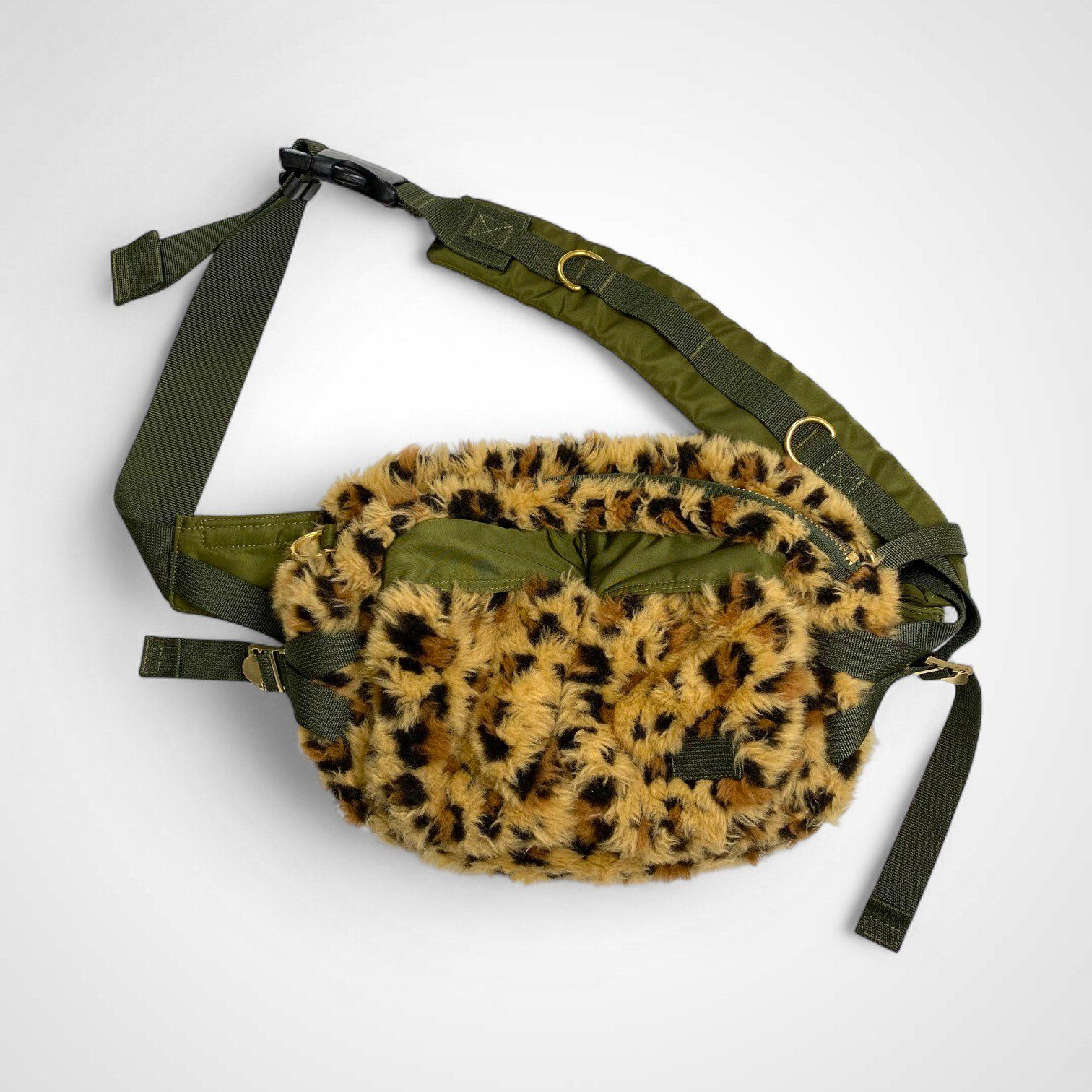 PORTER × sacai ポーター サカイ | FAUX FUR WAIST BAG コラボ ウエストバッグ 参考定価 64 000 tax