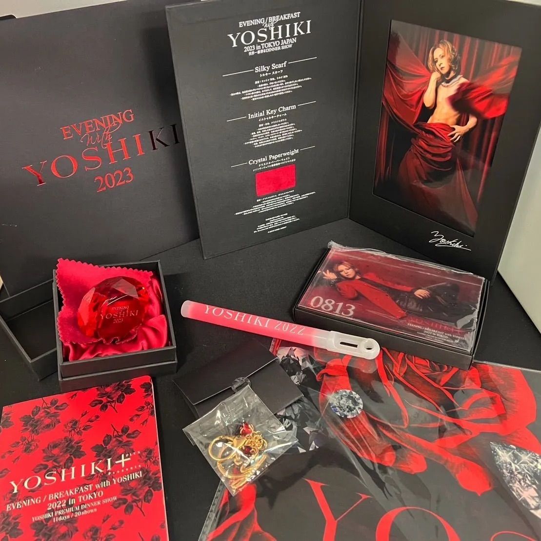 人気絶頂 YOSHIKI ディナーショー 非売品 お土産 2023 ミュージシャン 