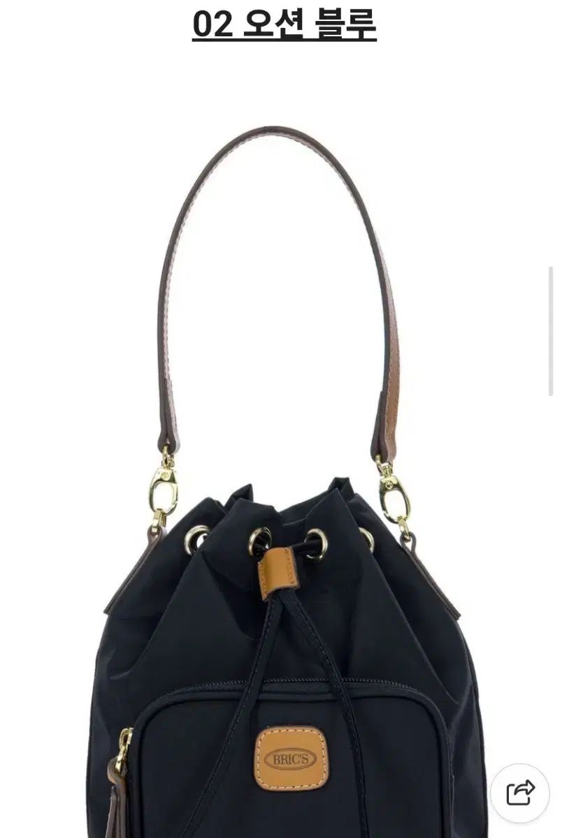 BRIC S ブリックス バケットバッグ ブラック ドローストリングバッグ バッグ