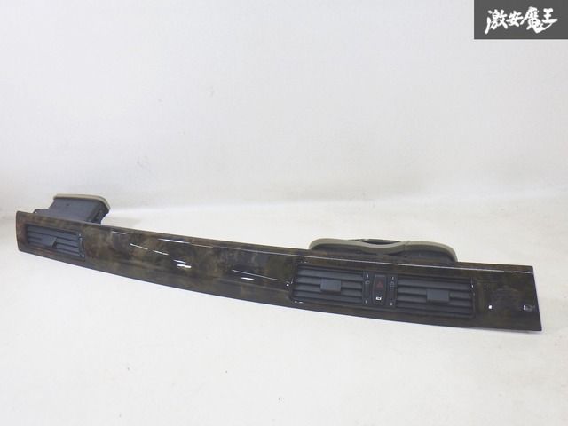 BMW純正 5シリーズ GH－NA25 純正 木目 クラスターパネル エアコンパネル 破損無し 05114-001 即納 棚