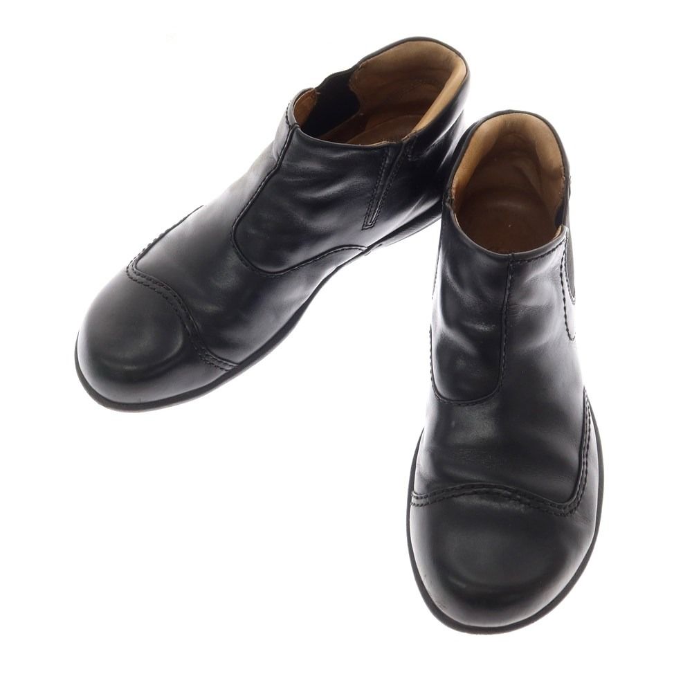 【中古】クラークス Clarks MILAN FUSE レザー サイドゴアブーツ ブラック【サイズUK7】【メンズ】