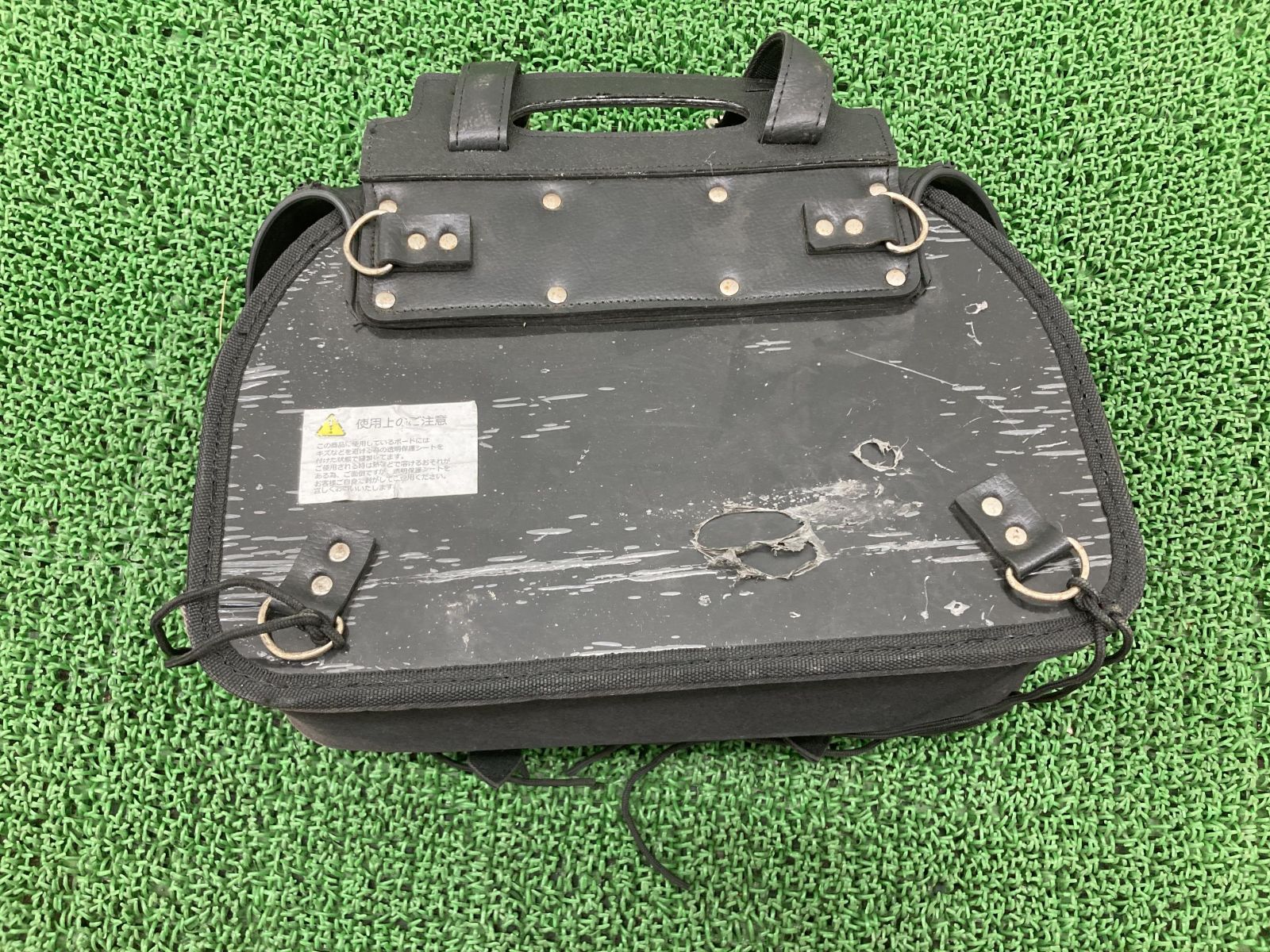 K+DIVISION製 サイドバッグ 片側 社外 中古 バイク 部品 バルカン スティード ドラッグスター ハーレーなどに 破れ無し スティード400