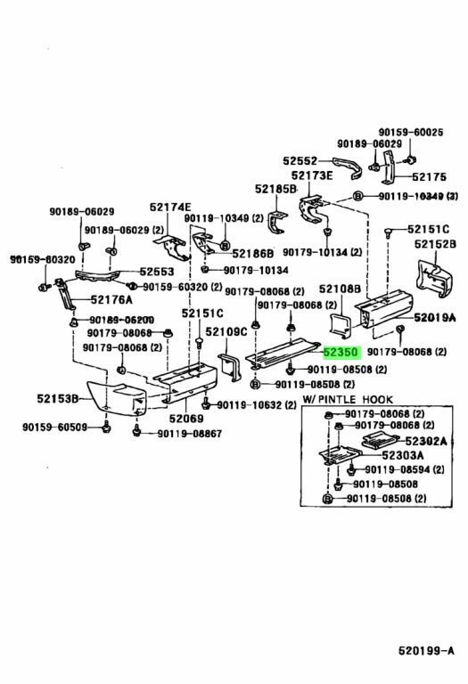 ●未使用 トヨタ FJ75 LJ7# HZJ7# PZJ7# KZJ7# 70 ランドクルーザー ランクル 純正 リアバンパー ステップASSY カバー 1990/01-2004/08