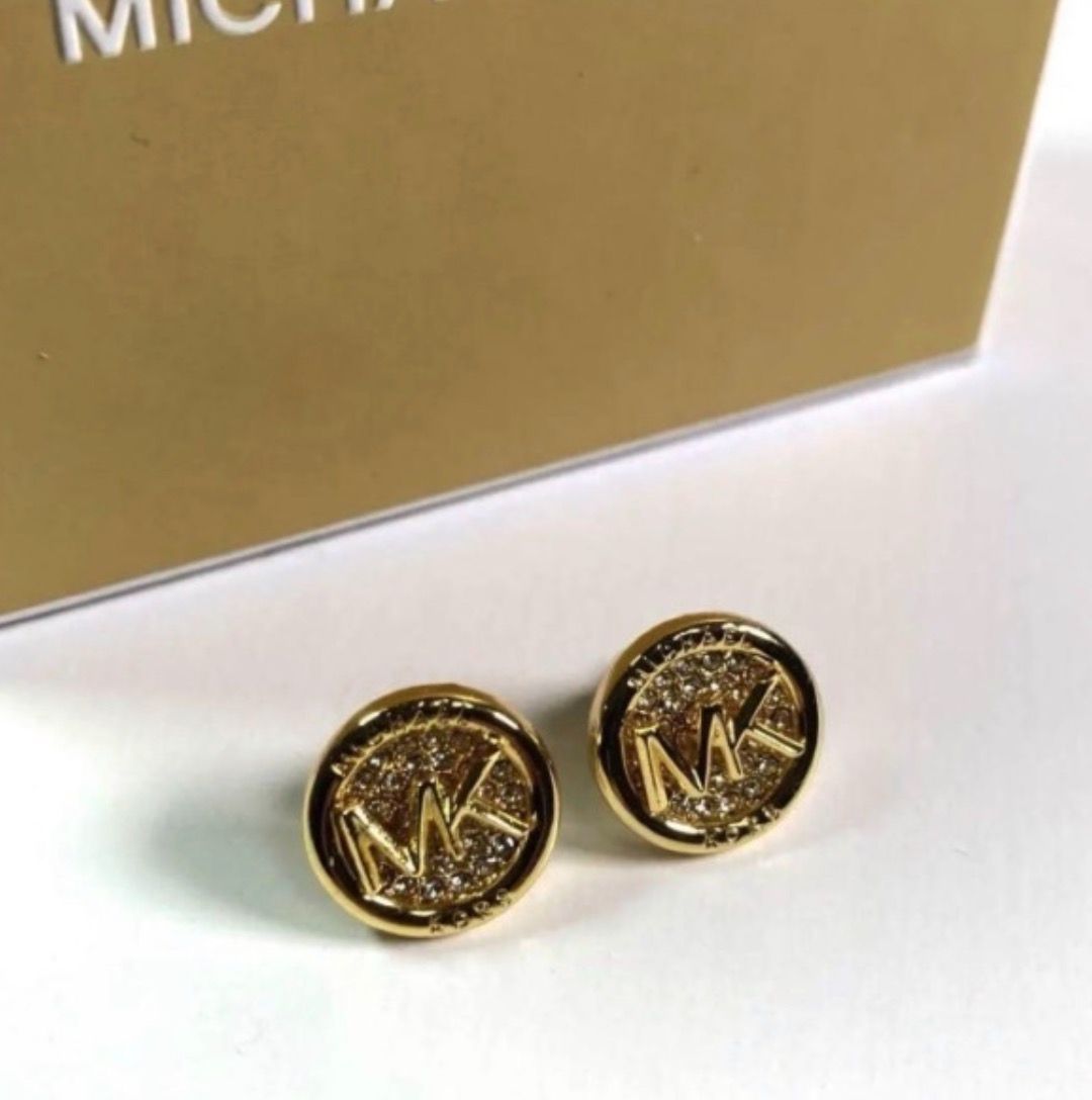 MICHAEL KORS マイケルコース ロゴ ピアス ゴールド 金