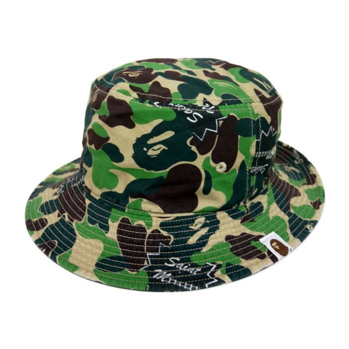 24SS セントマイケル ベイシングエイプ バケットハットBAPE AP_BUCKET HAT/ST APE | SAINT Mxxxxxx(セント マイケル) / 帽子