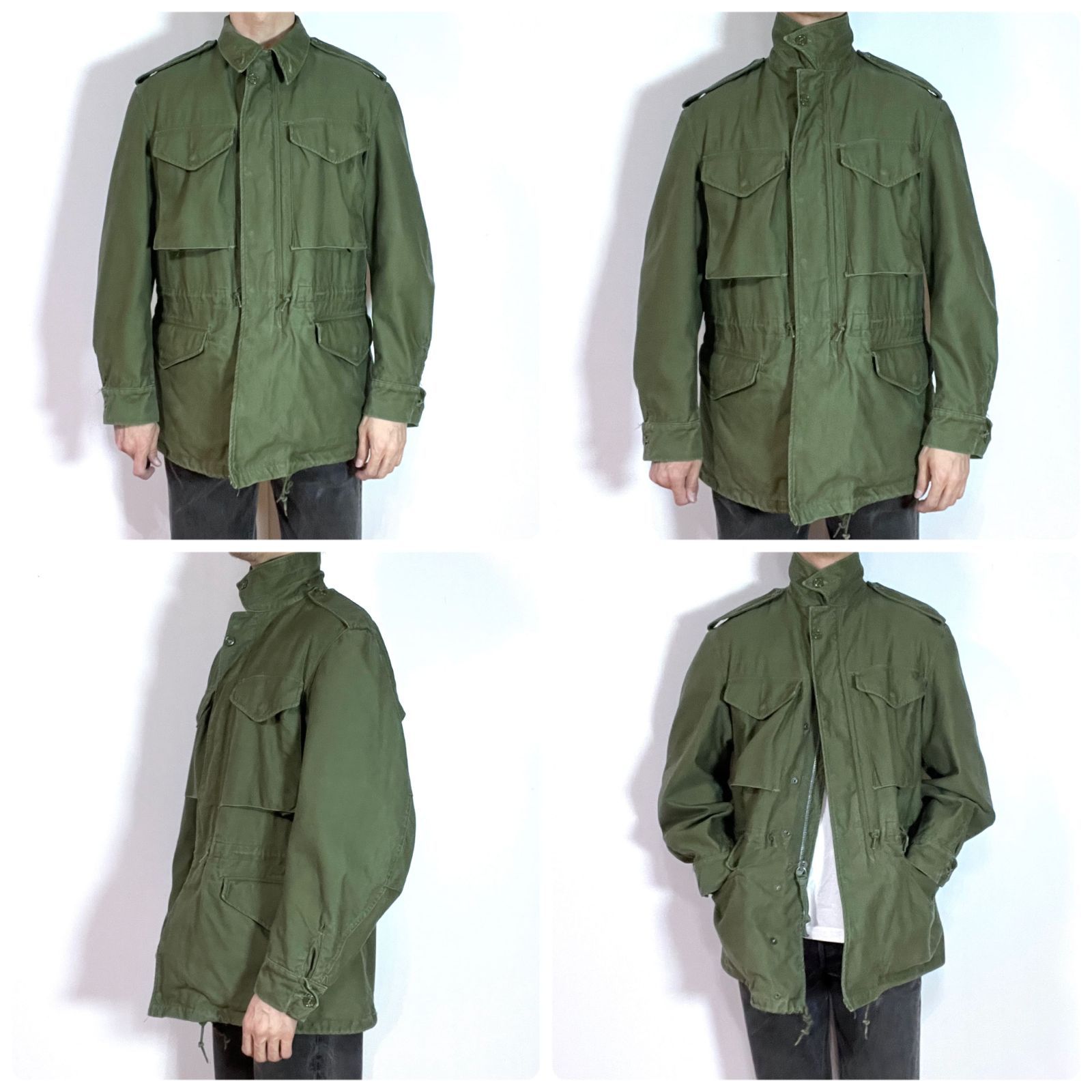 60s 1961年製 U.S.ARMY 米軍 実物 REGULAR SMALL S/R M51 フィールド 