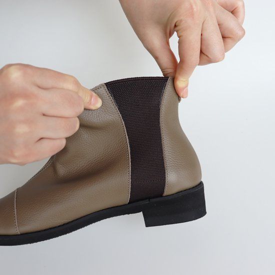 ストレートゴアブーツ レディース